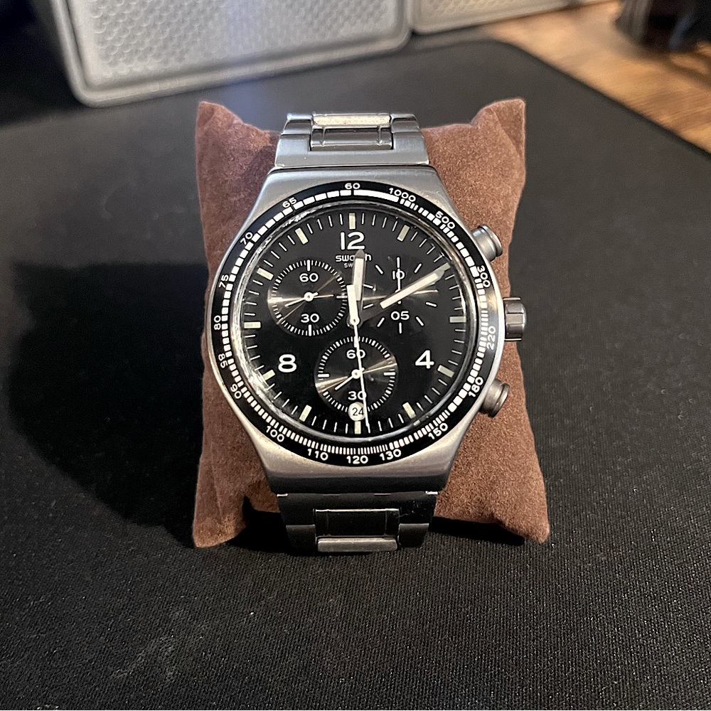 Swatch Stainless Steel Chronometer Watch